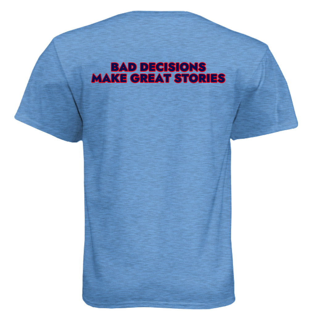 Heather Columbia Blue - BACK