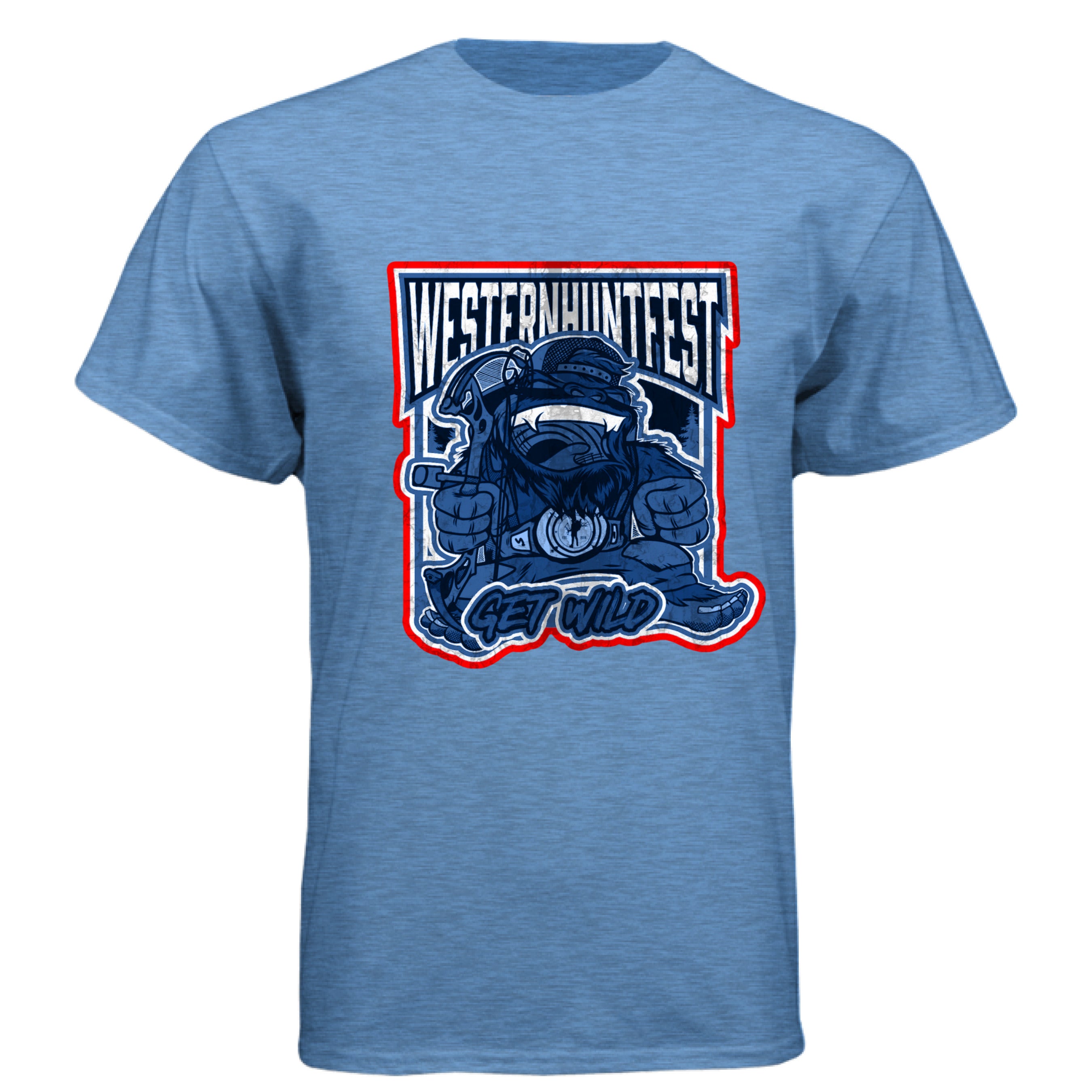 Heather Columbia Blue - FRONT