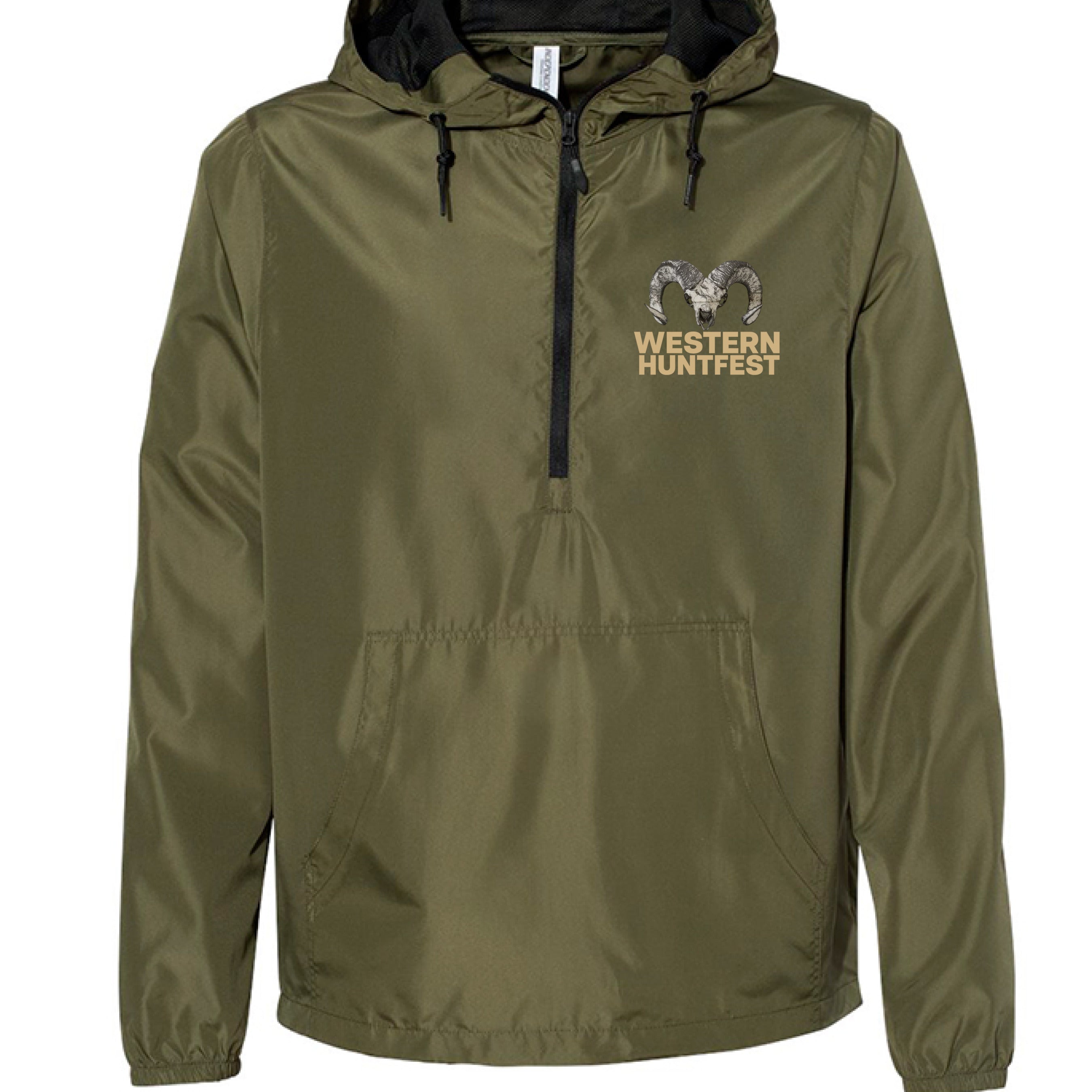 Army/ Black Zipper - FRONT