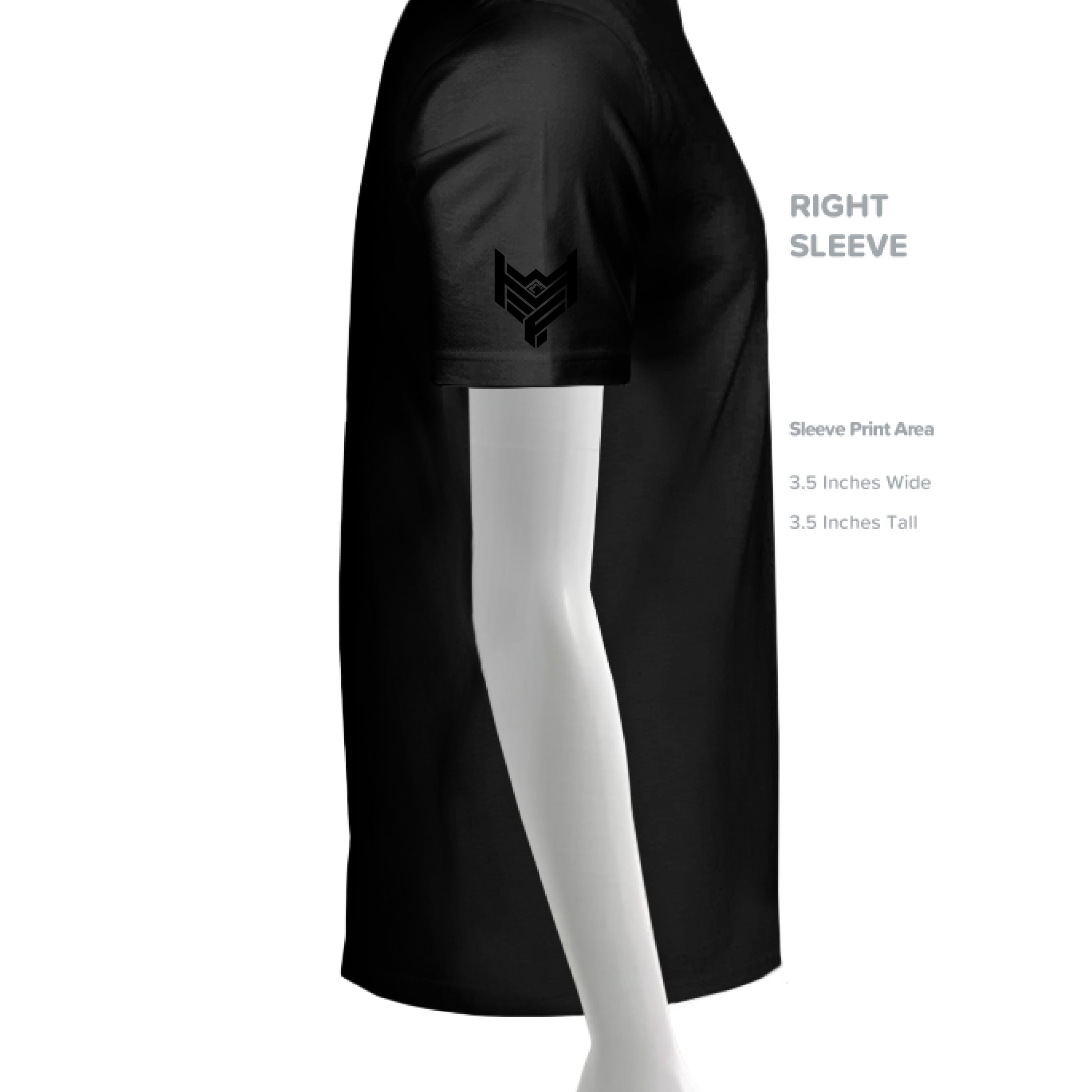 SLD BLK TRIBLEND - SLEEVE_RIGHT