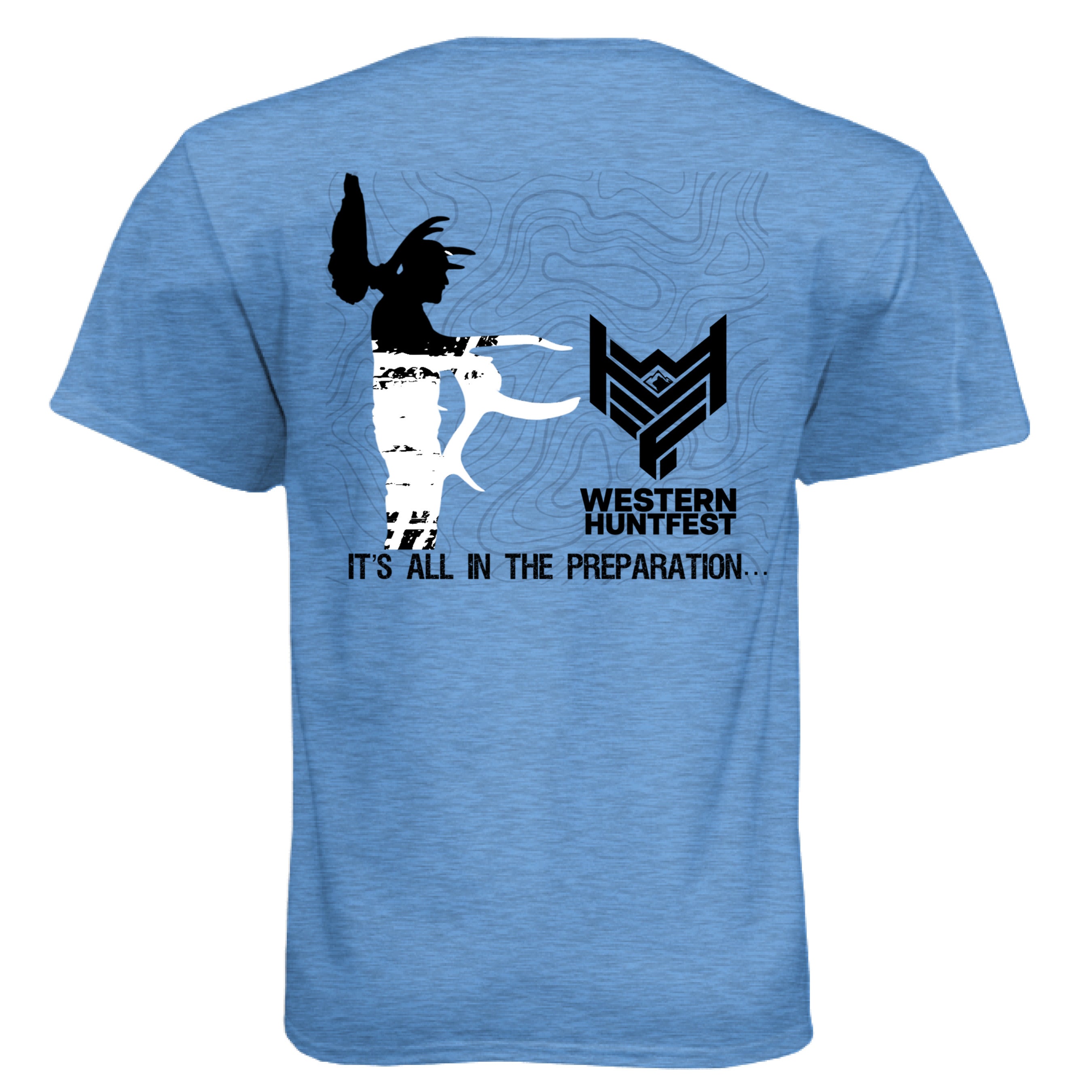 Heather Columbia Blue - BACK